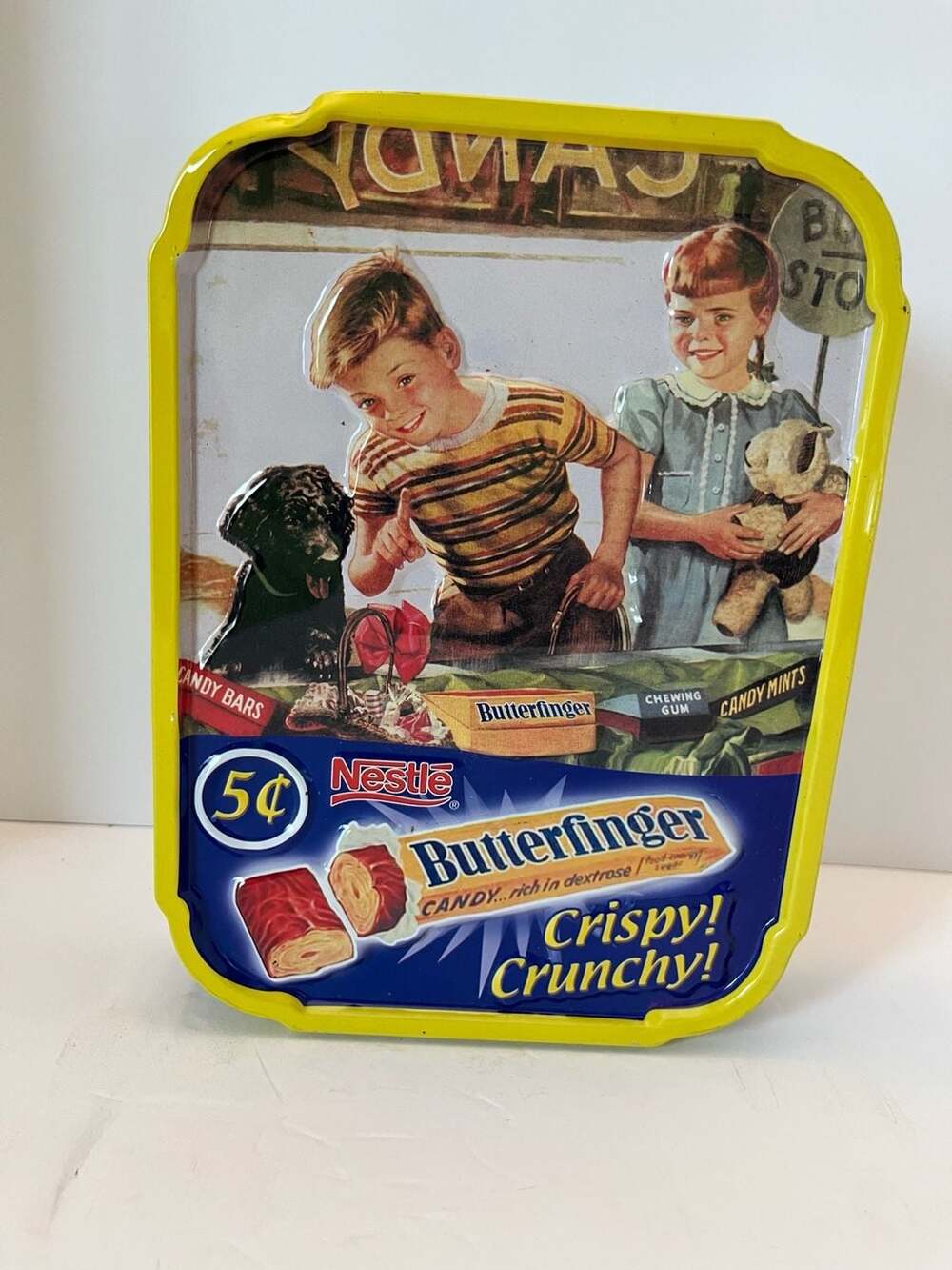 Nostalgic Nestle Butterfingers Tin 5 Cents Crispy Crunch
